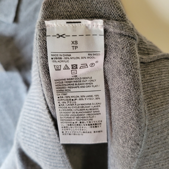 Women Banana Republic Dark Grey Shirt - Picture 6 of 6